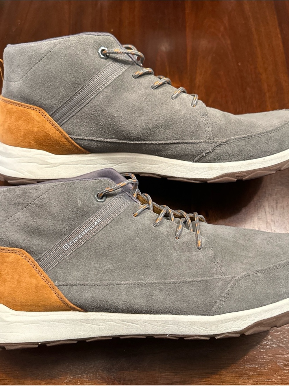 Caterpillar Quest Mid Men’s Charcoal Gray Shoes (P724069) mid-top sneakers Sz 12
